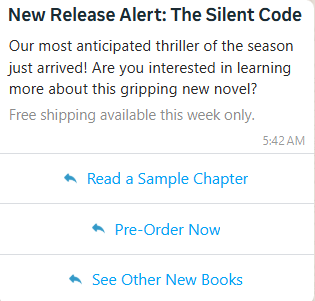 WhatsApp message with document header